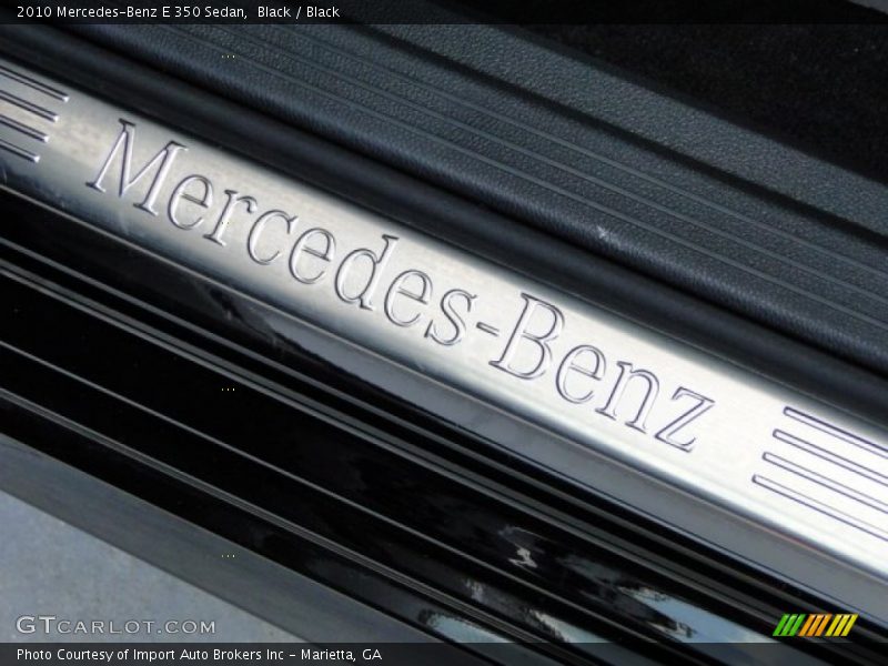 Black / Black 2010 Mercedes-Benz E 350 Sedan