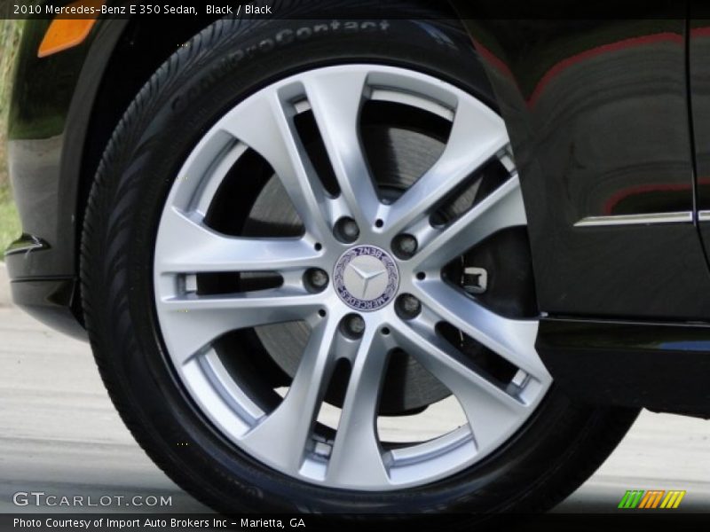 Black / Black 2010 Mercedes-Benz E 350 Sedan