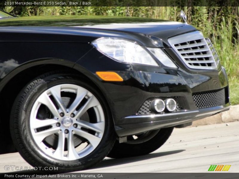 Black / Black 2010 Mercedes-Benz E 350 Sedan