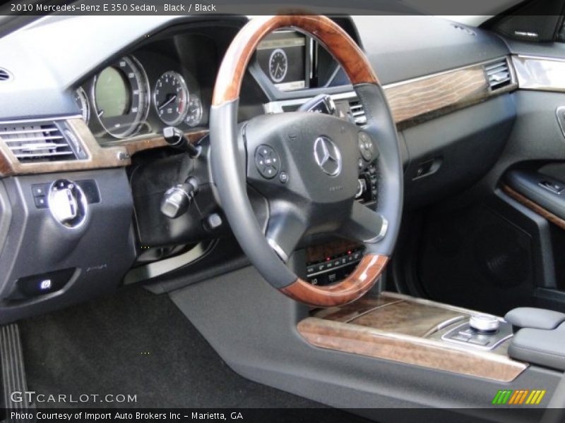 Black / Black 2010 Mercedes-Benz E 350 Sedan