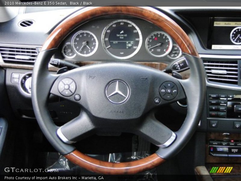 Black / Black 2010 Mercedes-Benz E 350 Sedan