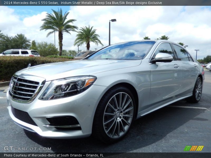 Front 3/4 View of 2014 S 550 Sedan