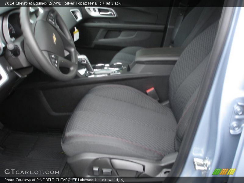 Silver Topaz Metallic / Jet Black 2014 Chevrolet Equinox LS AWD