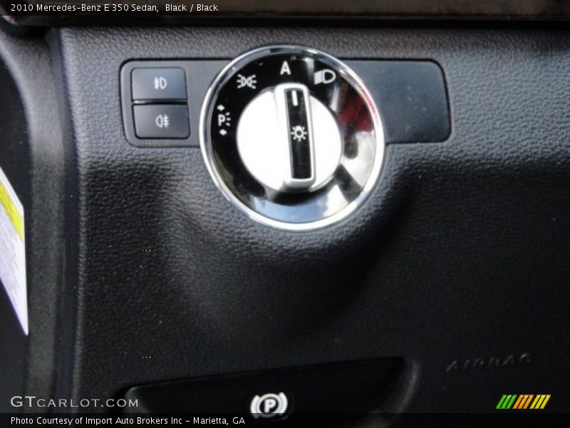 Black / Black 2010 Mercedes-Benz E 350 Sedan