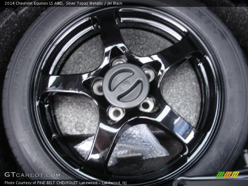 Silver Topaz Metallic / Jet Black 2014 Chevrolet Equinox LS AWD