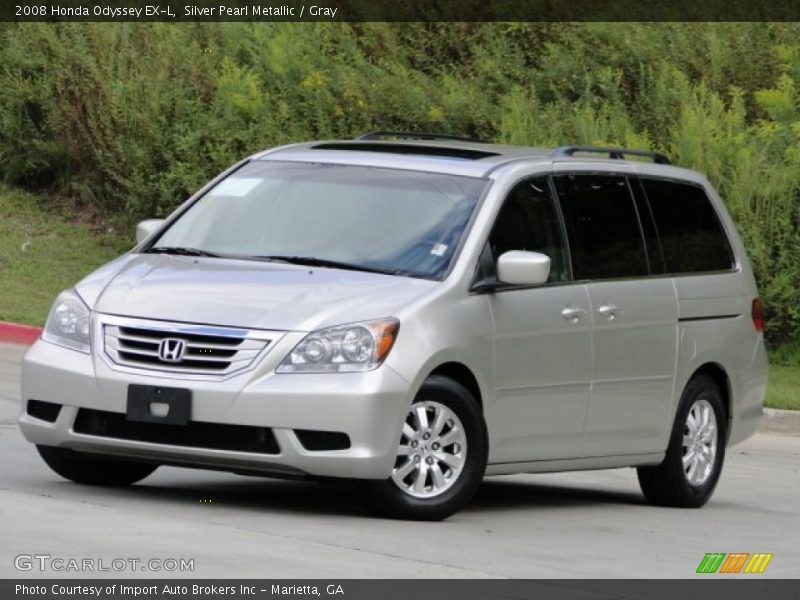 Silver Pearl Metallic / Gray 2008 Honda Odyssey EX-L