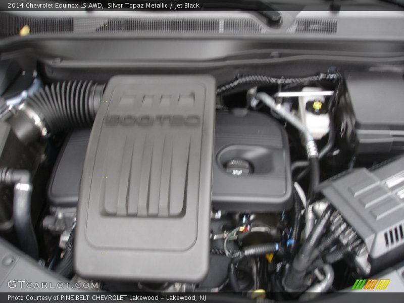 Silver Topaz Metallic / Jet Black 2014 Chevrolet Equinox LS AWD