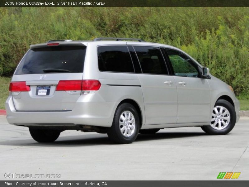 Silver Pearl Metallic / Gray 2008 Honda Odyssey EX-L
