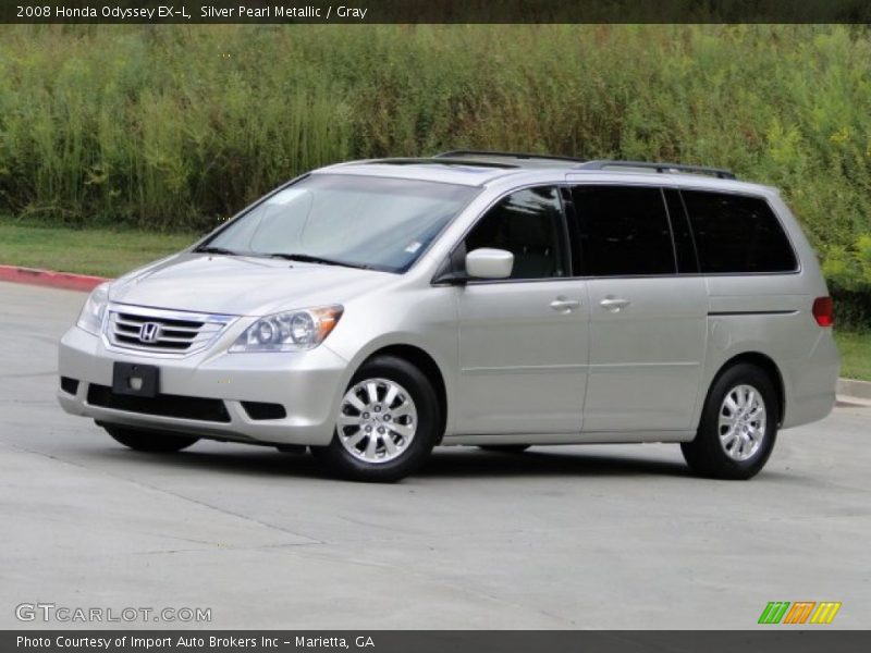 Silver Pearl Metallic / Gray 2008 Honda Odyssey EX-L