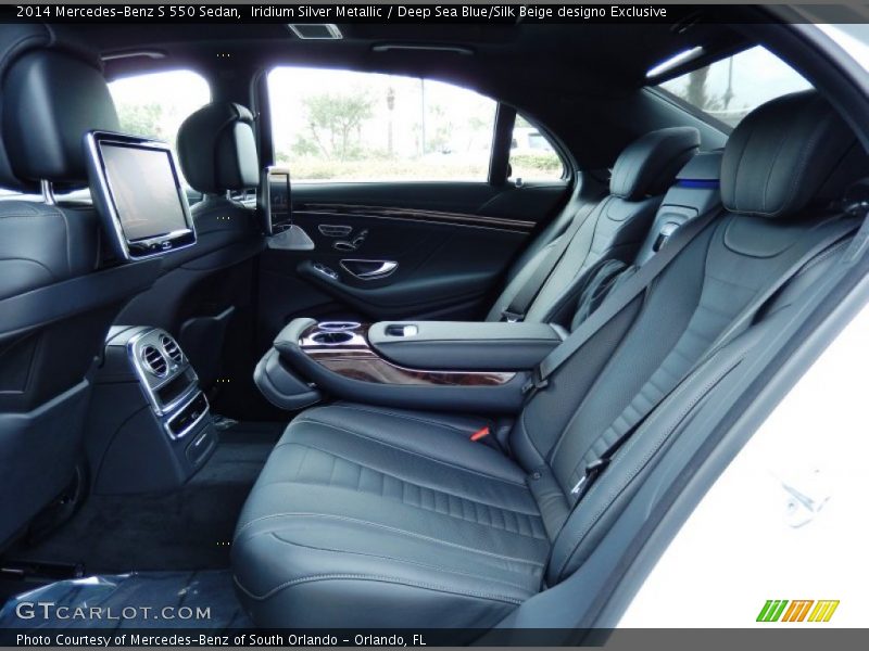 Rear Seat of 2014 S 550 Sedan