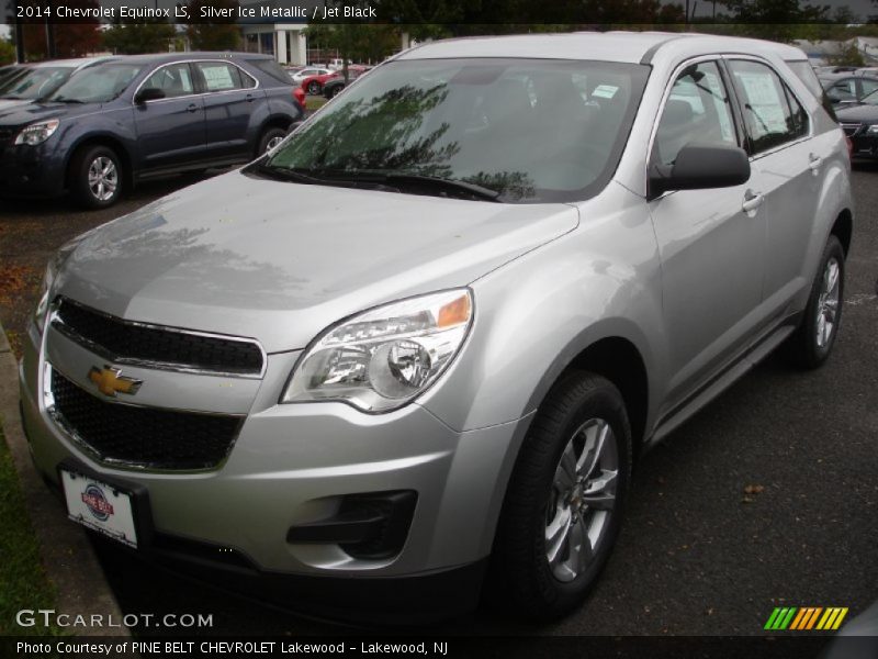 Silver Ice Metallic / Jet Black 2014 Chevrolet Equinox LS