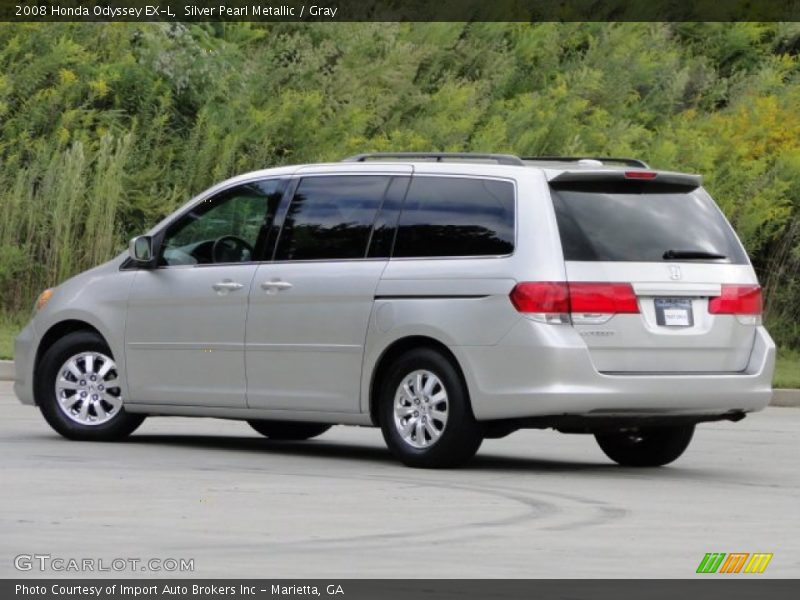 Silver Pearl Metallic / Gray 2008 Honda Odyssey EX-L