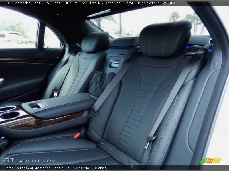 Rear Seat of 2014 S 550 Sedan