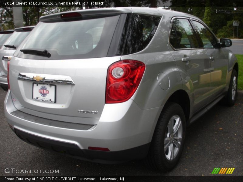 Silver Ice Metallic / Jet Black 2014 Chevrolet Equinox LS