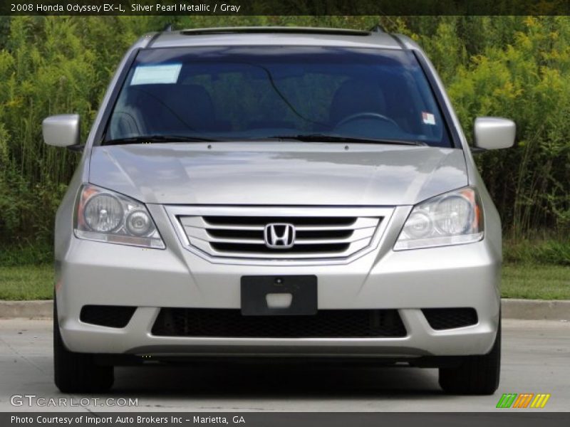 Silver Pearl Metallic / Gray 2008 Honda Odyssey EX-L