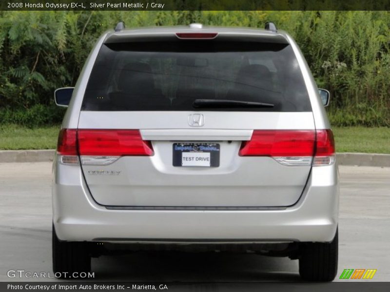 Silver Pearl Metallic / Gray 2008 Honda Odyssey EX-L