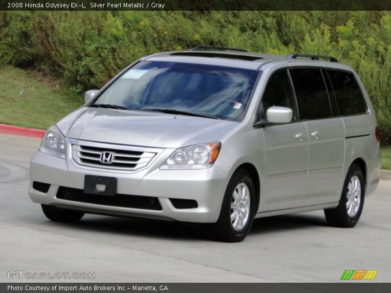 Silver Pearl Metallic / Gray 2008 Honda Odyssey EX-L