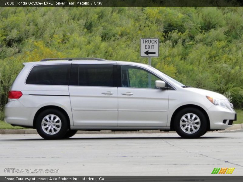Silver Pearl Metallic / Gray 2008 Honda Odyssey EX-L