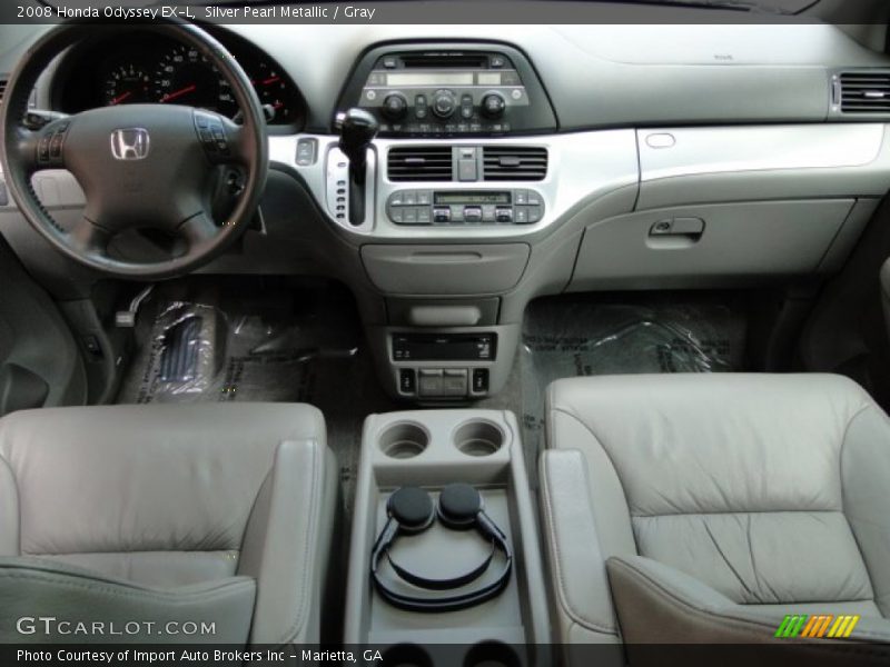 Silver Pearl Metallic / Gray 2008 Honda Odyssey EX-L