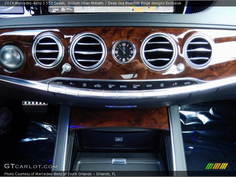 Controls of 2014 S 550 Sedan