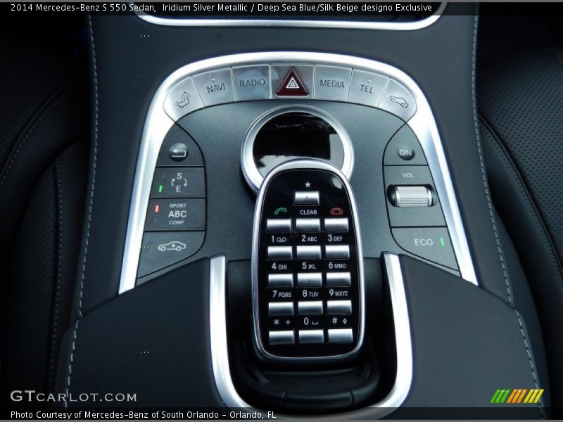 Controls of 2014 S 550 Sedan