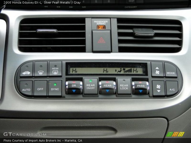 Silver Pearl Metallic / Gray 2008 Honda Odyssey EX-L