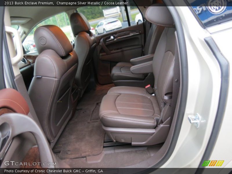 Champagne Silver Metallic / Cocoa Leather 2013 Buick Enclave Premium