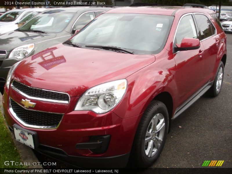 Crystal Red Tintcoat / Jet Black 2014 Chevrolet Equinox LT