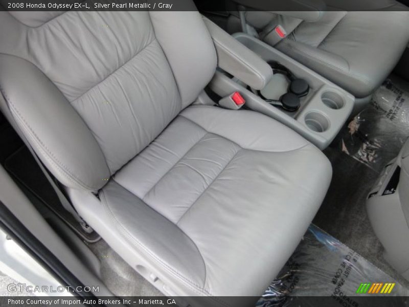 Silver Pearl Metallic / Gray 2008 Honda Odyssey EX-L