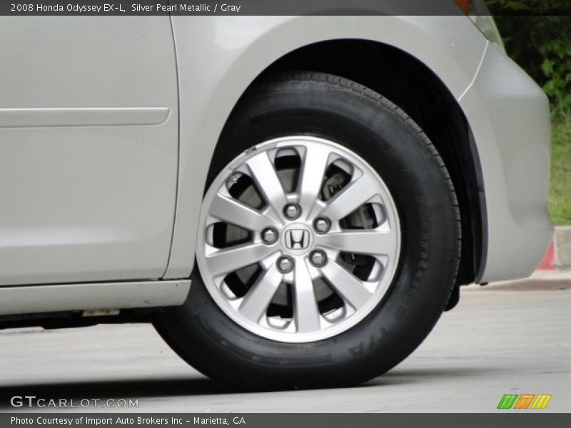 Silver Pearl Metallic / Gray 2008 Honda Odyssey EX-L