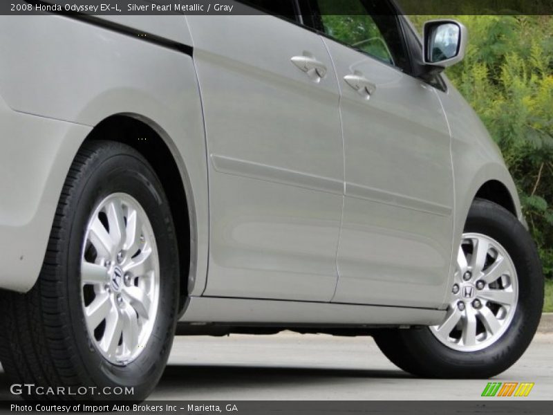 Silver Pearl Metallic / Gray 2008 Honda Odyssey EX-L