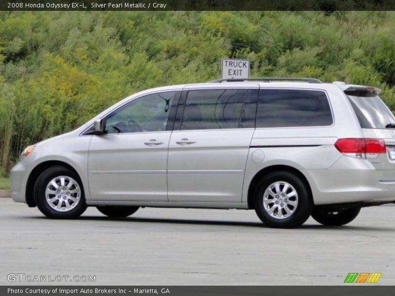 Silver Pearl Metallic / Gray 2008 Honda Odyssey EX-L
