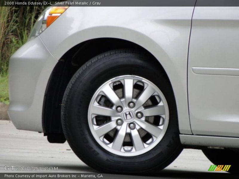 Silver Pearl Metallic / Gray 2008 Honda Odyssey EX-L