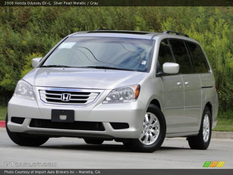 Silver Pearl Metallic / Gray 2008 Honda Odyssey EX-L