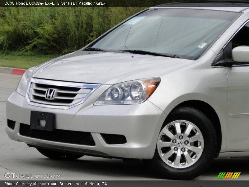 Silver Pearl Metallic / Gray 2008 Honda Odyssey EX-L