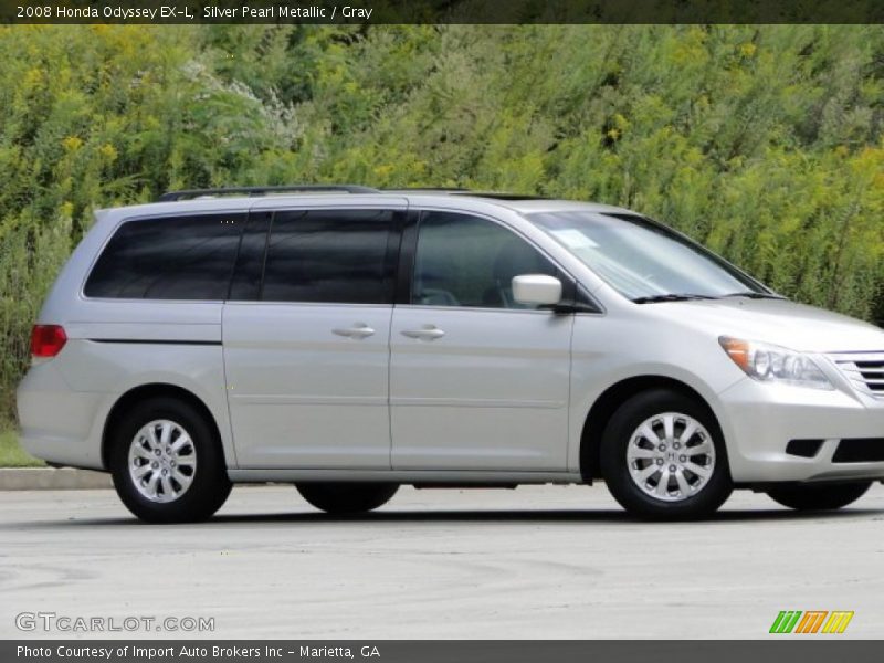 Silver Pearl Metallic / Gray 2008 Honda Odyssey EX-L