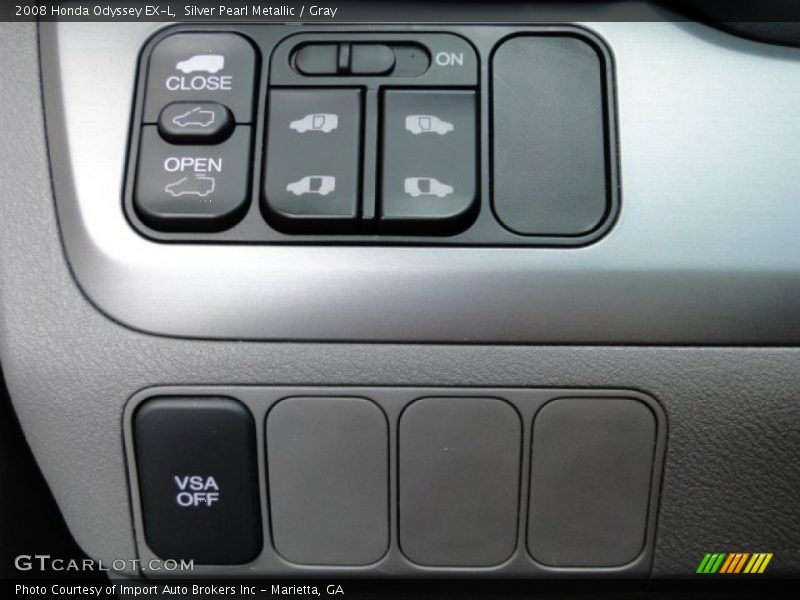Silver Pearl Metallic / Gray 2008 Honda Odyssey EX-L