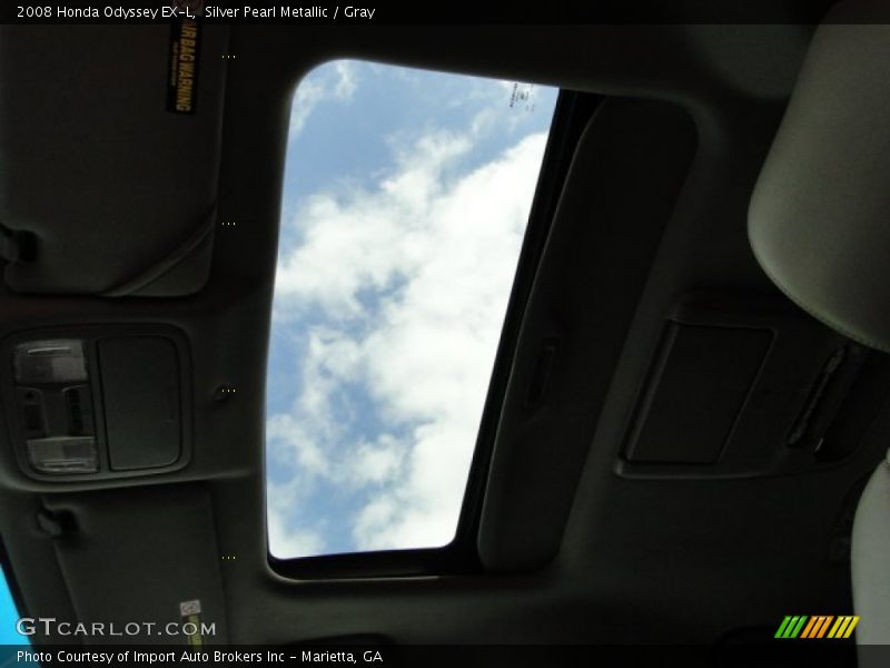 Silver Pearl Metallic / Gray 2008 Honda Odyssey EX-L