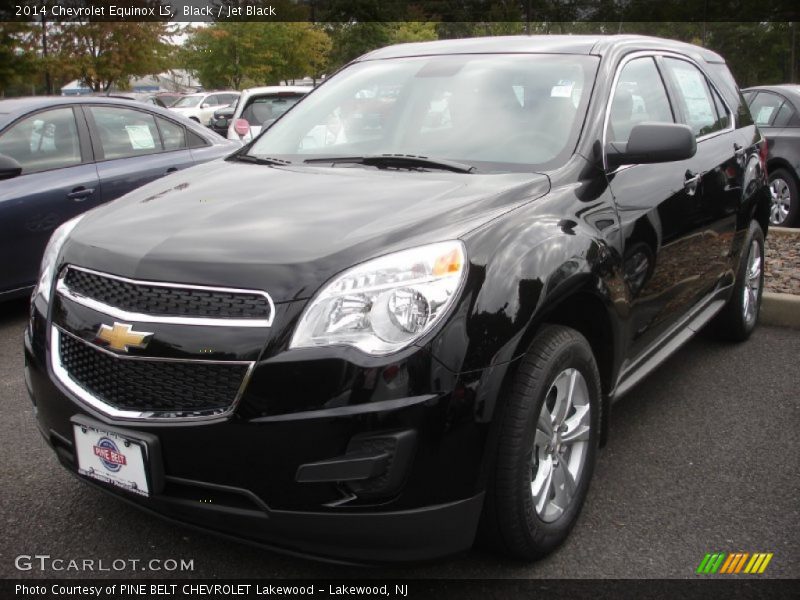 Black / Jet Black 2014 Chevrolet Equinox LS