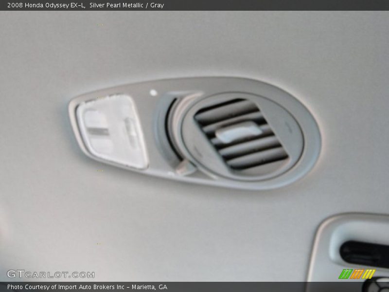 Silver Pearl Metallic / Gray 2008 Honda Odyssey EX-L