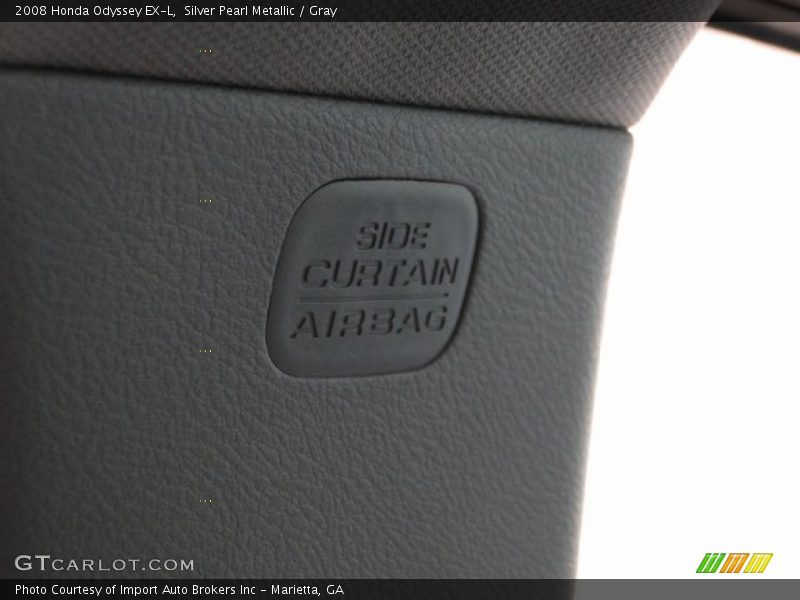 Silver Pearl Metallic / Gray 2008 Honda Odyssey EX-L