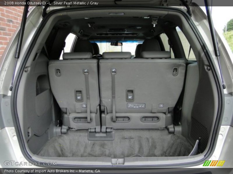 Silver Pearl Metallic / Gray 2008 Honda Odyssey EX-L