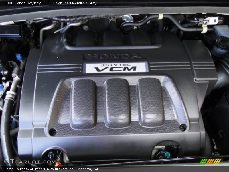 Silver Pearl Metallic / Gray 2008 Honda Odyssey EX-L