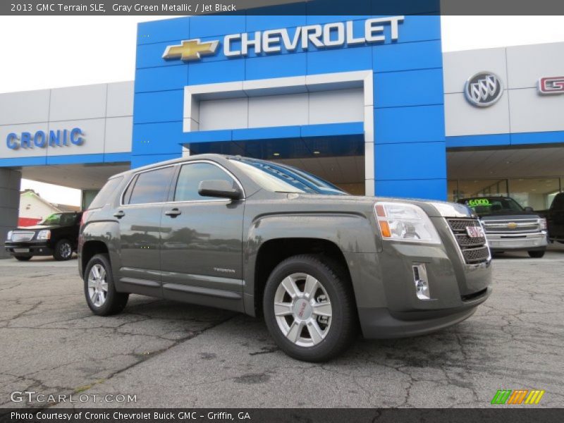 Gray Green Metallic / Jet Black 2013 GMC Terrain SLE