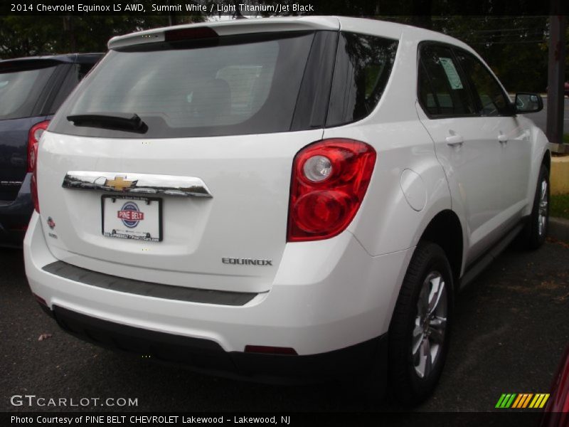Summit White / Light Titanium/Jet Black 2014 Chevrolet Equinox LS AWD