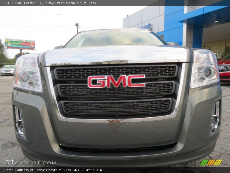 Gray Green Metallic / Jet Black 2013 GMC Terrain SLE