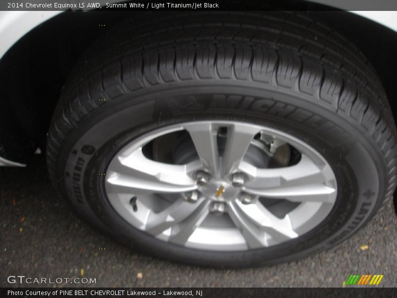 Summit White / Light Titanium/Jet Black 2014 Chevrolet Equinox LS AWD