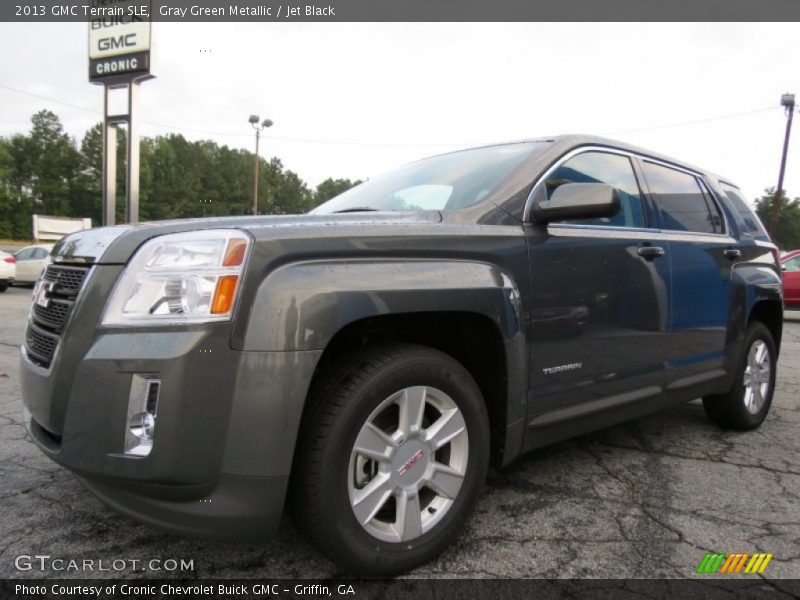Gray Green Metallic / Jet Black 2013 GMC Terrain SLE