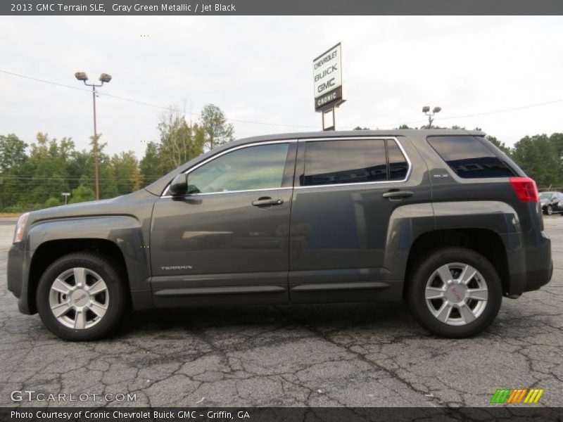 Gray Green Metallic / Jet Black 2013 GMC Terrain SLE