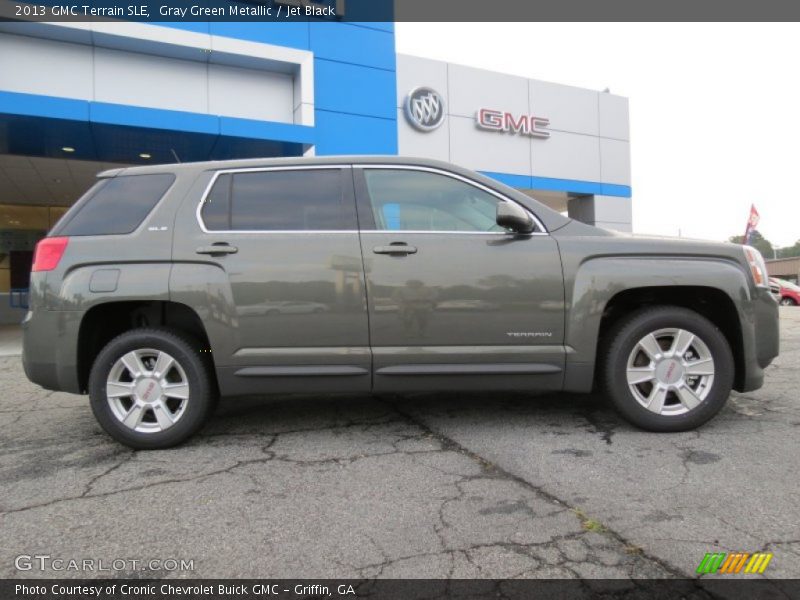 Gray Green Metallic / Jet Black 2013 GMC Terrain SLE